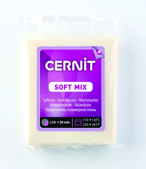 Cernit Soft mix è un ammorbidente per pasta polimerica cotta.